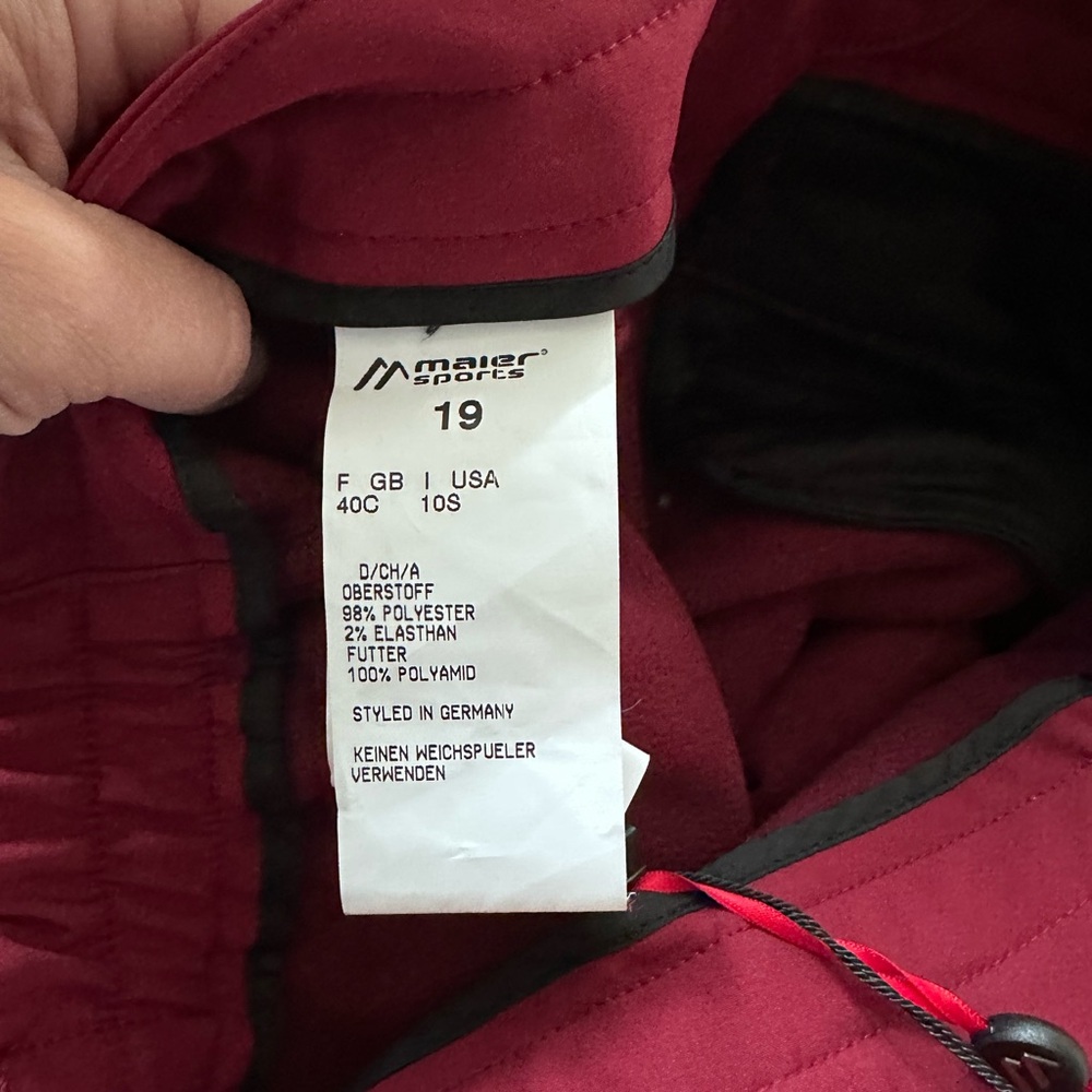 Women's Red Jacket - Picture 2 of 4